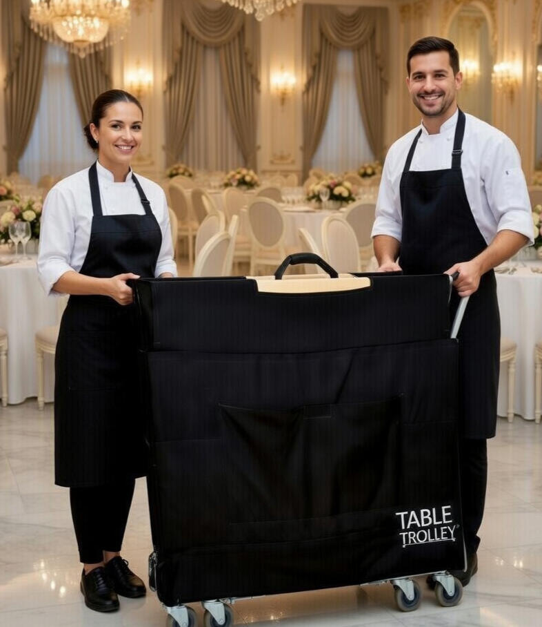 banquet chefs using The Table Trolley